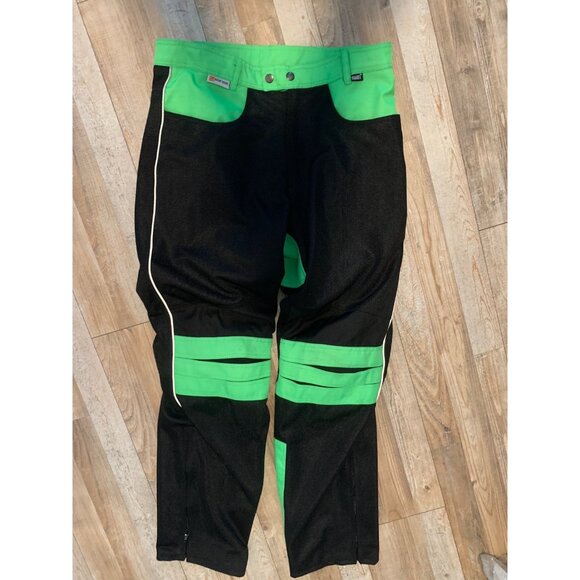 Himaylaya Motor Bike Wear Size M NIght Vision, Duratex, Black Green Knee pads - Picture 6 of 7